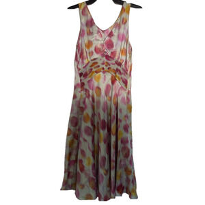 Elegant Rochas Silk Dress Medium Sized size 38 US 4